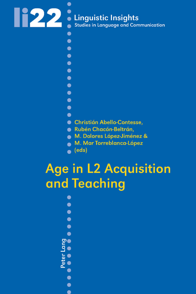 Age in L2 Acquisition and Teaching ebook