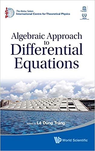 Algebraic Approach To Differential Equations ebook
