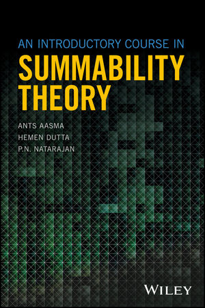 An Introductory Course in Summability Theory ebook