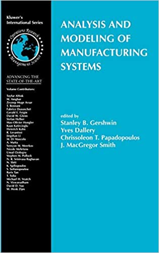 Analysis and Modeling of Manufacturing Systems ebook