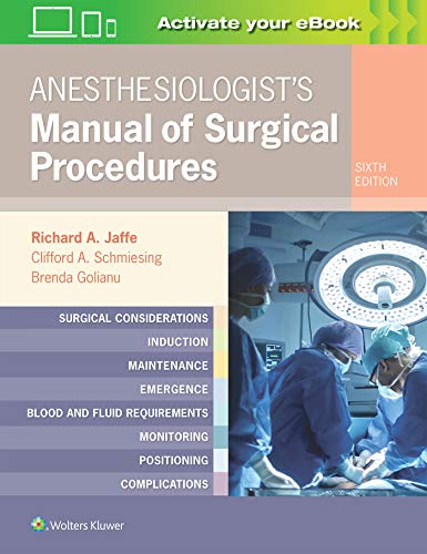 Anesthesiologist's Manual of Surgical Procedures ebook