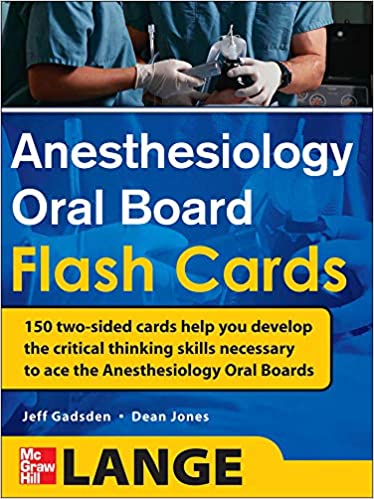 Anesthesiology Oral Board Flash Cards ebook