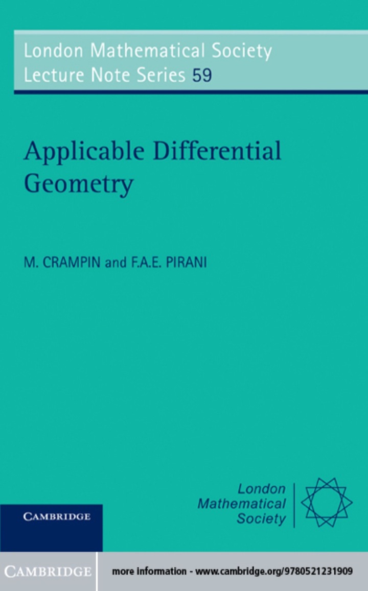 Applicable Differential Geometry ebook