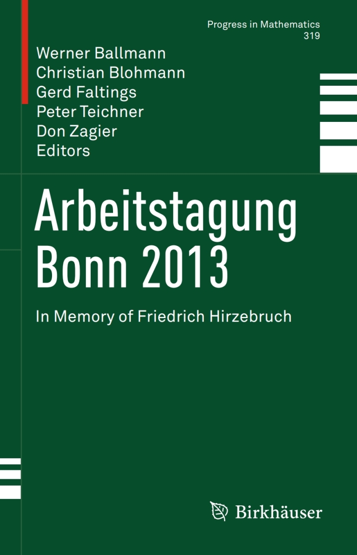 Arbeitstagung Bonn 2013: In Memory of Friedrich Hirzebruch ebook