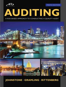 Auditing A Risk Based-Approach to Conducting a Quality Audit 10th Edition by karla M Johnstone-Zehms ebook