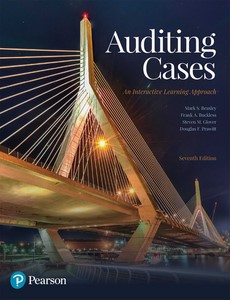 Auditing Cases An Interactive Learning Approach 7th Edition by Mark Frank ebook