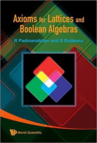 Axioms For Lattices And Boolean Algebras ebook