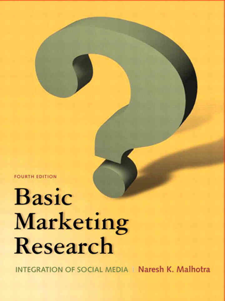 Basic Marketing Research, 4th Edition ebook