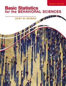 Basic Statistics for the Behavioral Sciences 7th Edition by Gary Heiman ebook