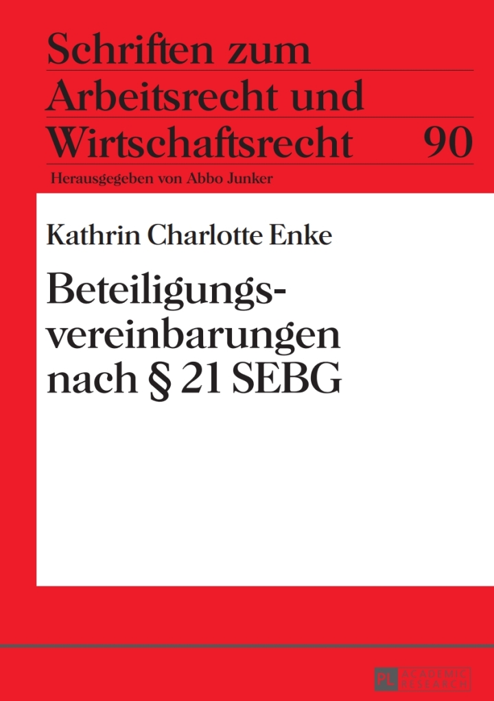 Beteiligungsvereinbarungen nach � 21 SEBG ebook