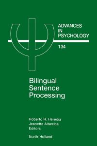 Bilingual Sentence Processing ebook