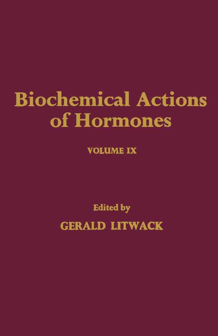 Biochemical Actions of Hormones V9 ebook