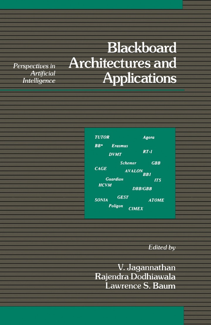 Blackboard Architectures and Applications ebook