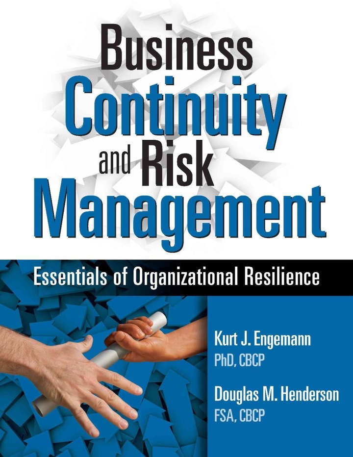 Business Continuity and Risk Management: Essentials of Organizational Resilience ebook