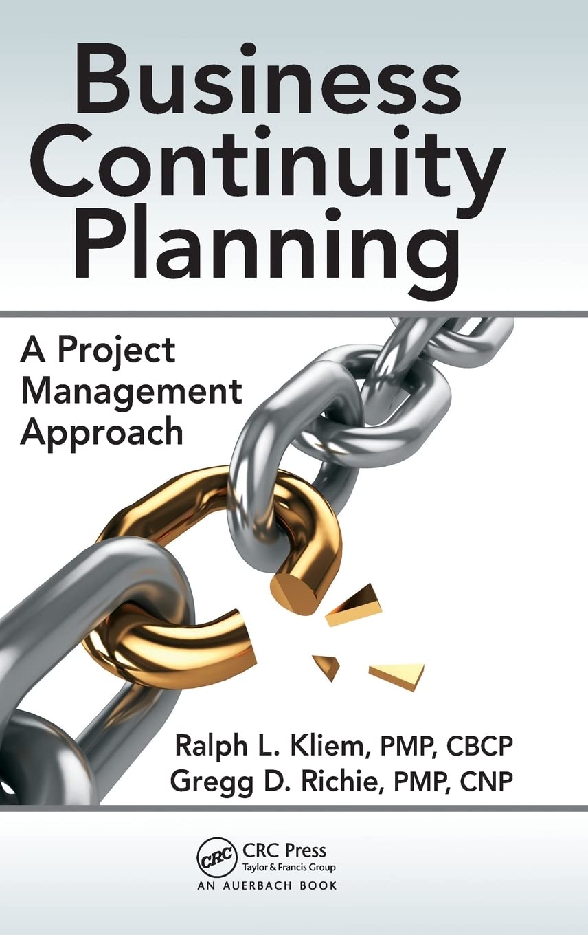 Business Continuity Planning: A Project Management Approach ebook