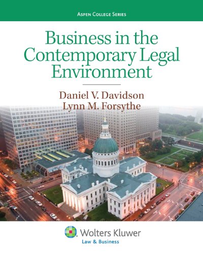 Business in the Contemporary Legal Environment ebook