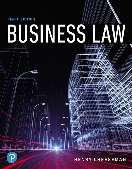 Business Law 10th Edition by Henry R. Cheeseman ebook