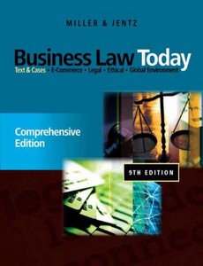 Business Law Today Comprehensive Text and Cases 9th by Roger LeRoy Miller ebook