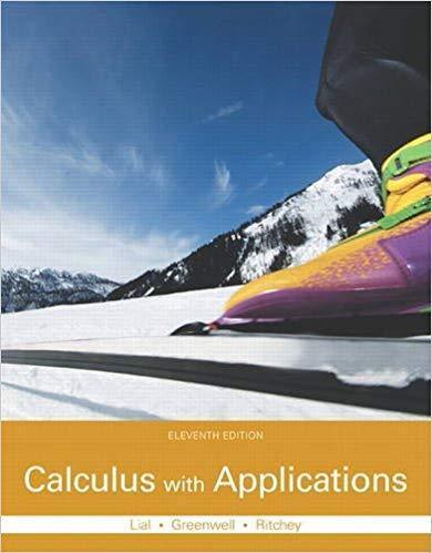 Calculus with Applications 11th Edition by Margaret L. Lial ebook