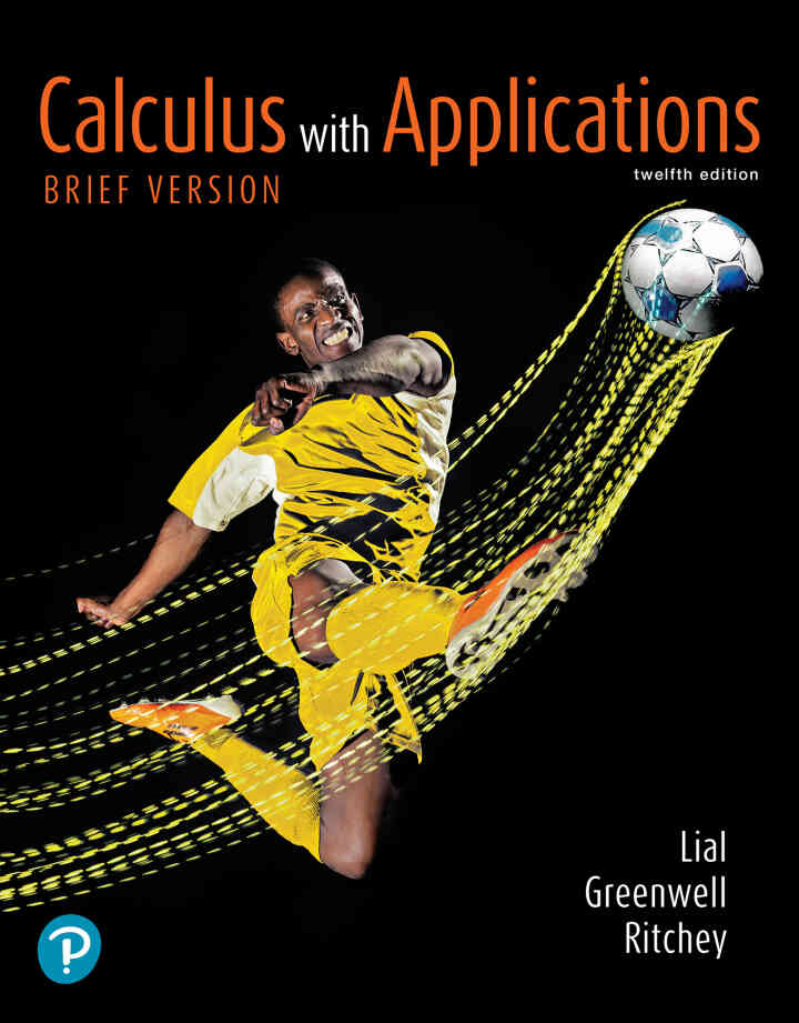 Calculus with Applications, Brief Version, 12th Edition ebook
