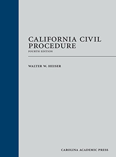 California Civil Procedure, Fourth Edition ebook