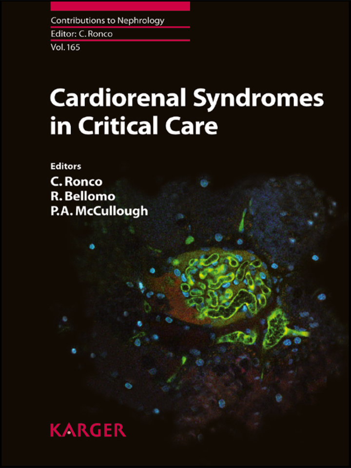 Cardiorenal Syndromes in Critical Care ebook