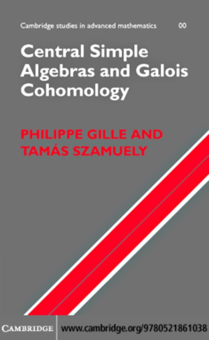 Central Simple Algebras and Galois Cohomology ebook