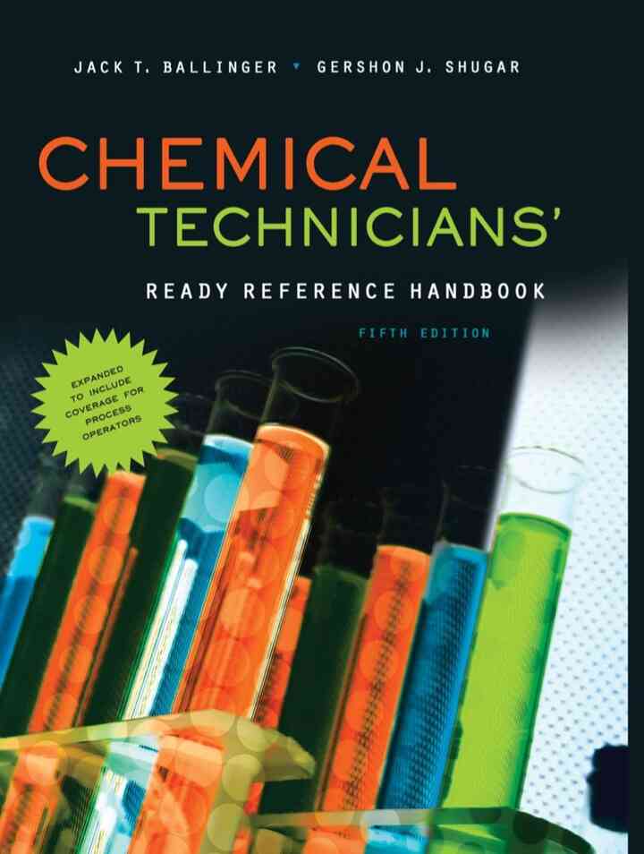 Chemical Technicians' Ready Reference Handbook ebook