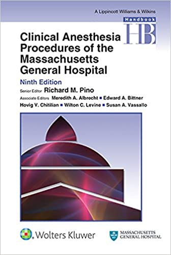 Clinical Anesthesia Procedures of the Massachusetts General Hospital ebook