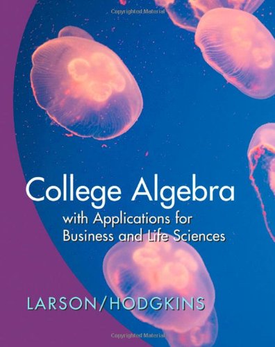 College Algebra with Applications for Business and Life Sciences, 1e ebook