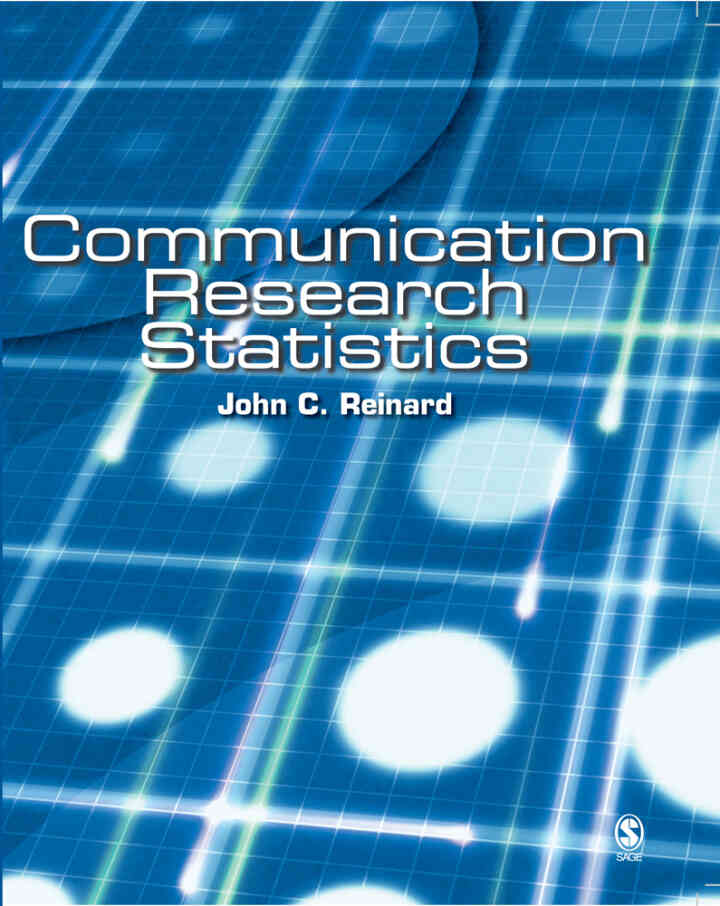 Communication Research Statistics, 1st Edition ebook