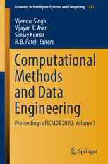 Computational Methods and Data Engineering: Proceedings of ICMDE 2020, Volume 1 ebook