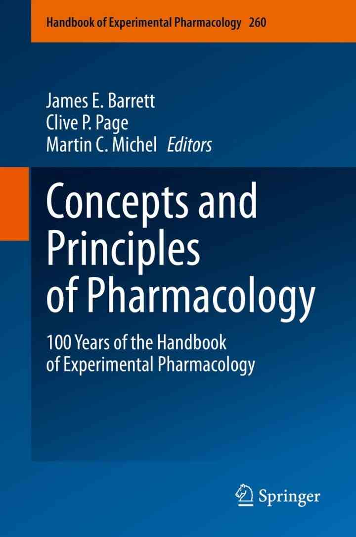 Concepts and Principles of Pharmacology: 100 Years of the Handbook of Experimental Pharmacology ebook