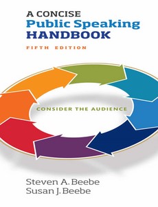 Concise Public Speaking Handbook, A 5th Edition by Steven A. Beebe ebook