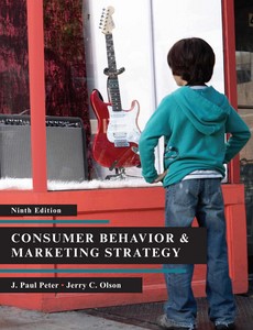 Consumer Behavior & Marketing Strategy 9th Edition by J. Paul Peter ebook