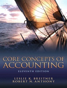 Core Concepts of Accounting 11th Edition by Leslie K. Breitne ebook