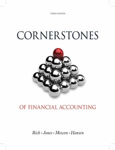 Cornerstones of Financial Accounting 3rd Edition by Jay S. Rich ebook