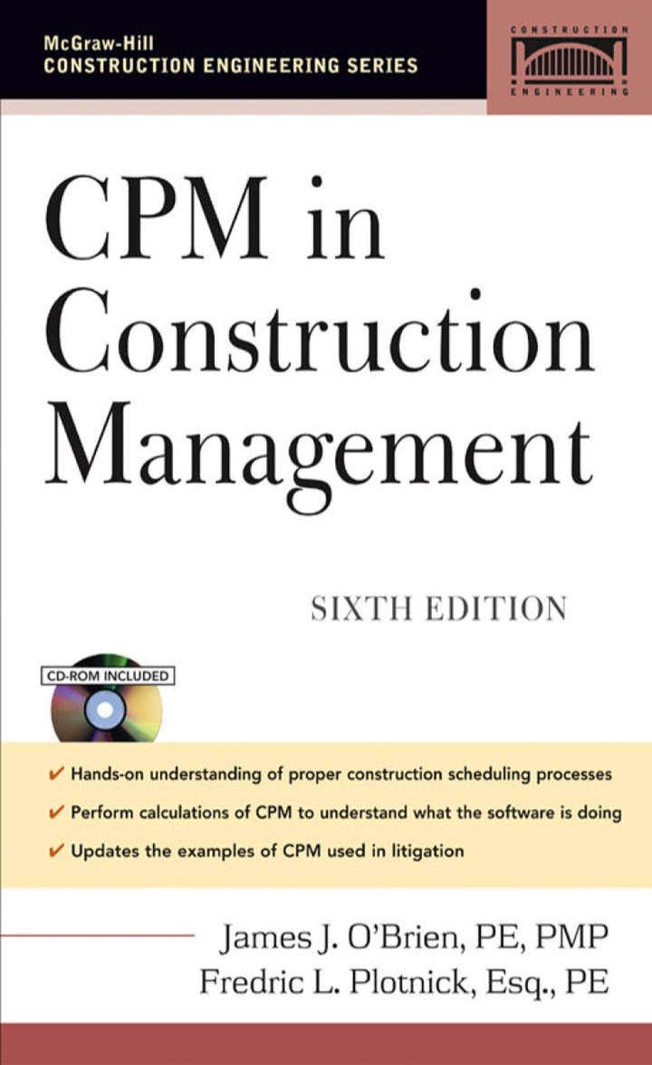 CPM in Construction Management ebook