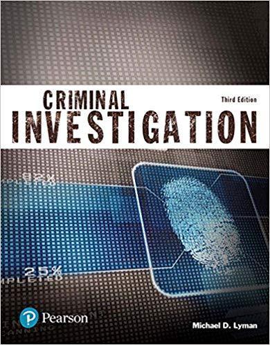 Criminal Investigation 3rd Edition by Michael D. Lyman ebook