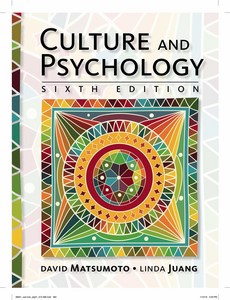 Culture and Psychology 6th Edition by David Matsumoto ebook