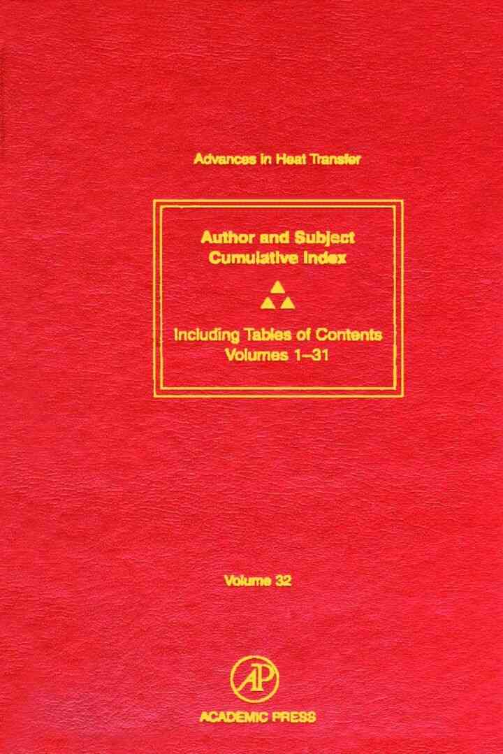 Cumulative Index: Cumulative Subject and Author Indexes and Tables of Contents for Volumes 1-31 ebook