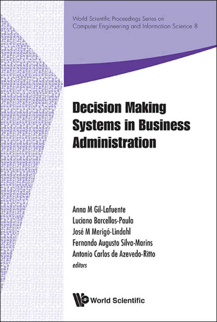 DECISION MAKING SYSTEMS IN BUSINESS ADMINISTRATION ebook