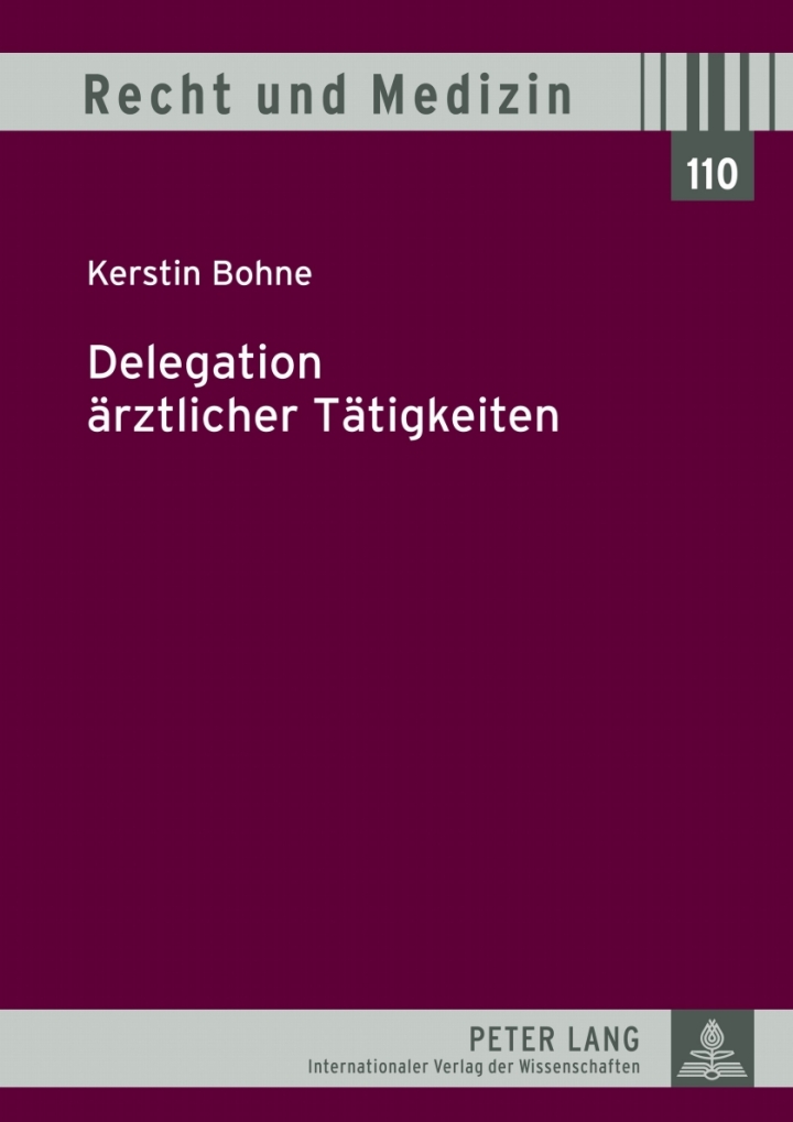 Delegation aerztlicher Taetigkeiten ebook