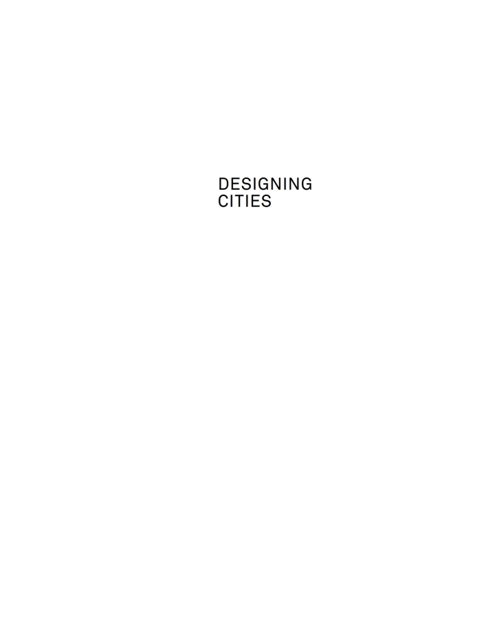 Designing Cities: Basics, Principles, Projects ebook
