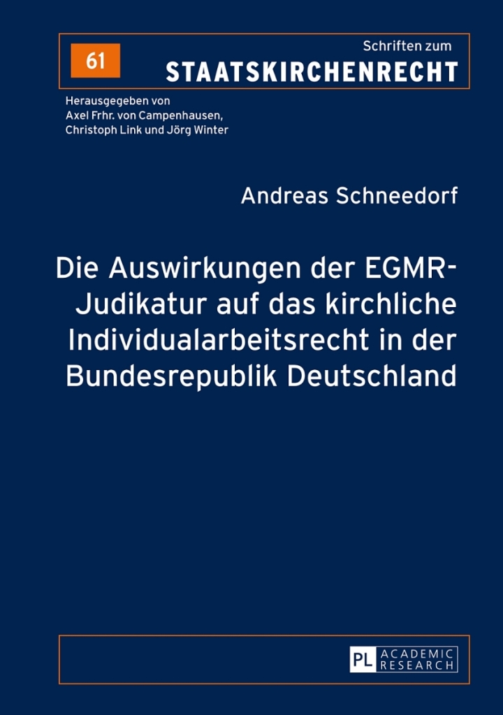 Die Auswirkungen der EGMR-Judikatur auf das kirchliche Individualarbeitsrecht in der Bundesrepublik Deutschland ebook