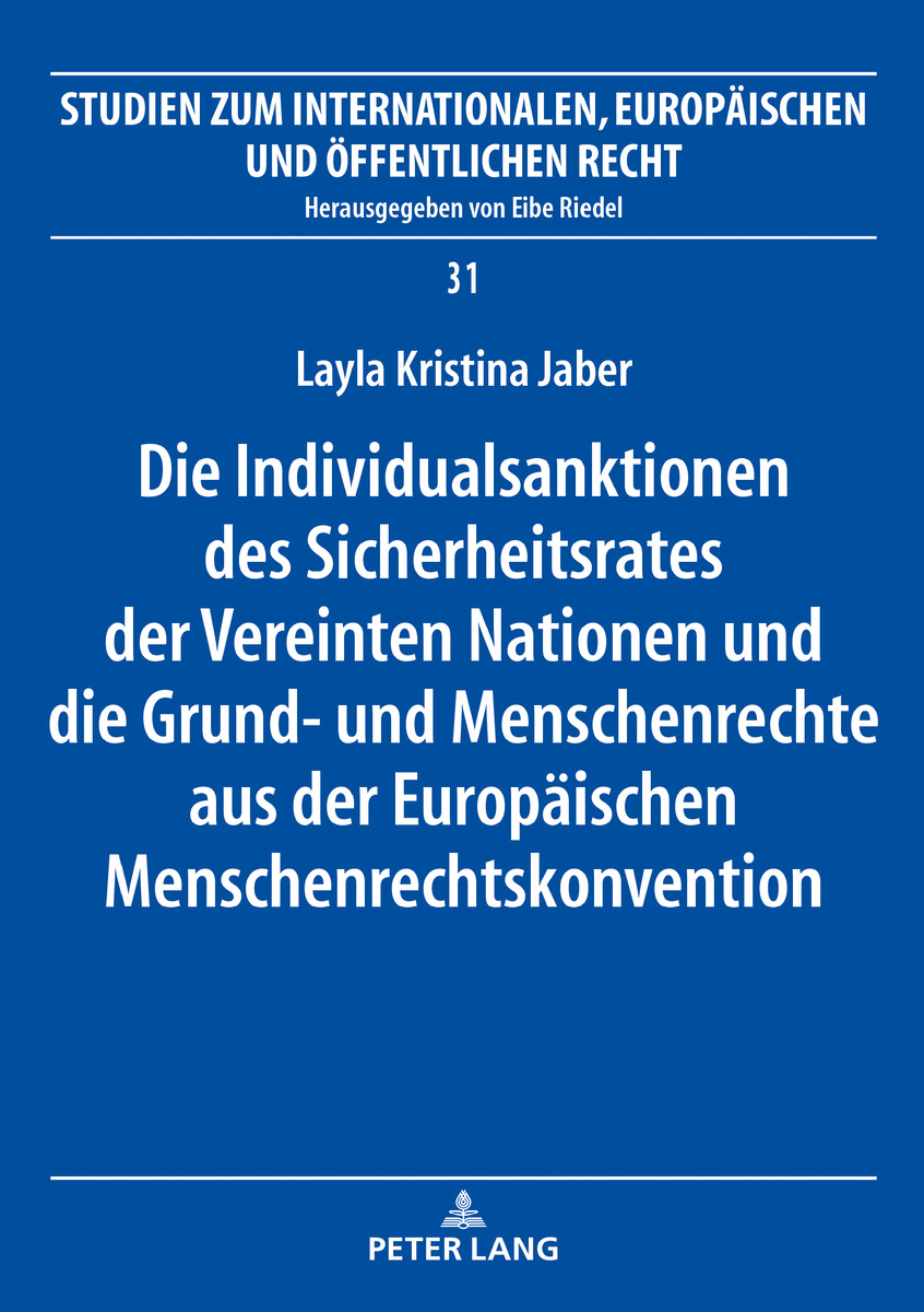 Die Individualsanktionen des Sicherheitsrates der Vereinten Nationen und die Grund- und Menschenrechte aus der Europ�ischen Menschenrechtskonvention ebook