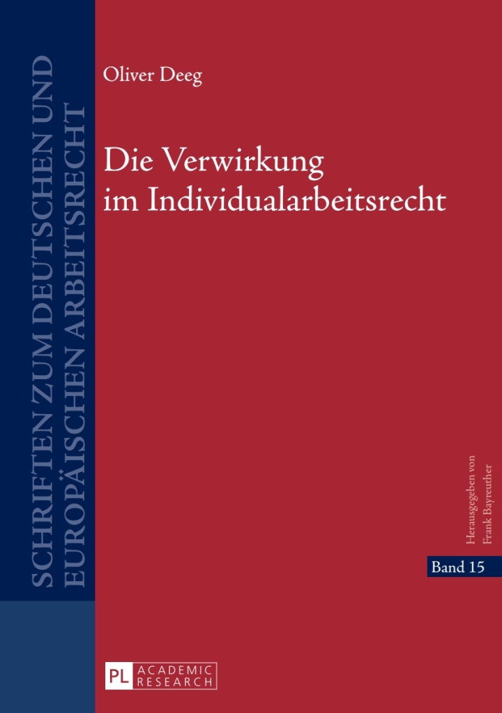Die Verwirkung im Individualarbeitsrecht ebook