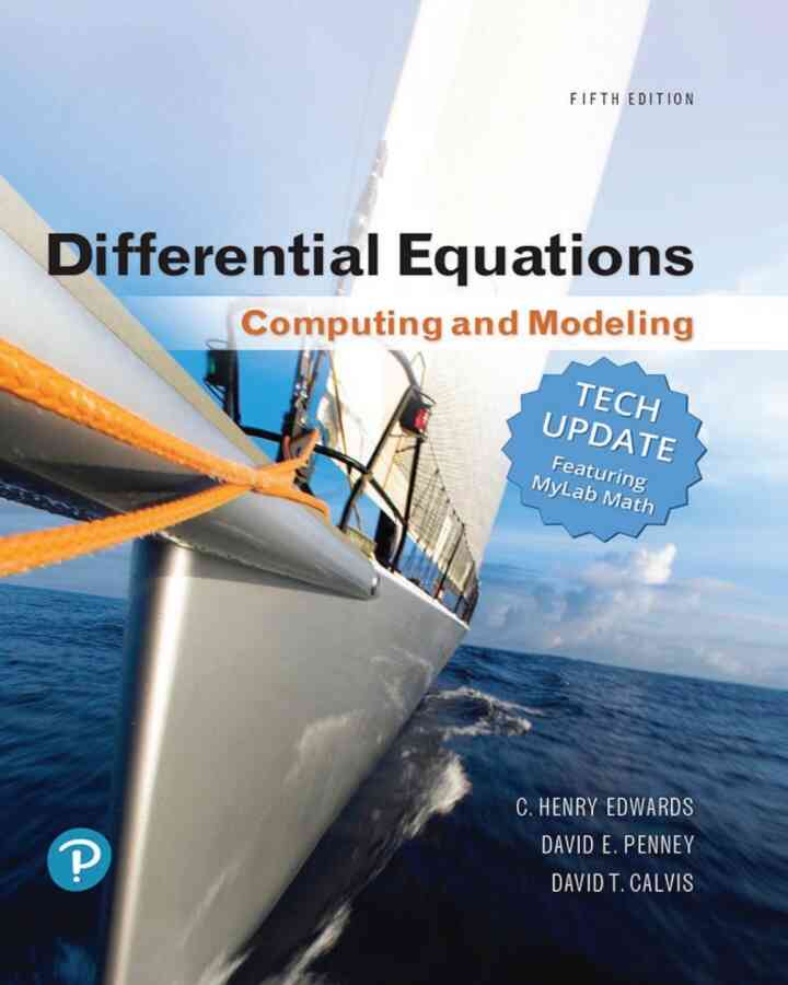 Differential Equations: Computing and Modeling, Tech Update 5th Edition ebook