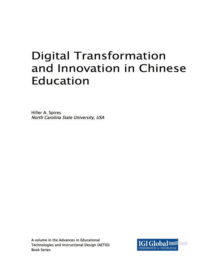 Digital Transformation and Innovation in Chinese Education ebook
