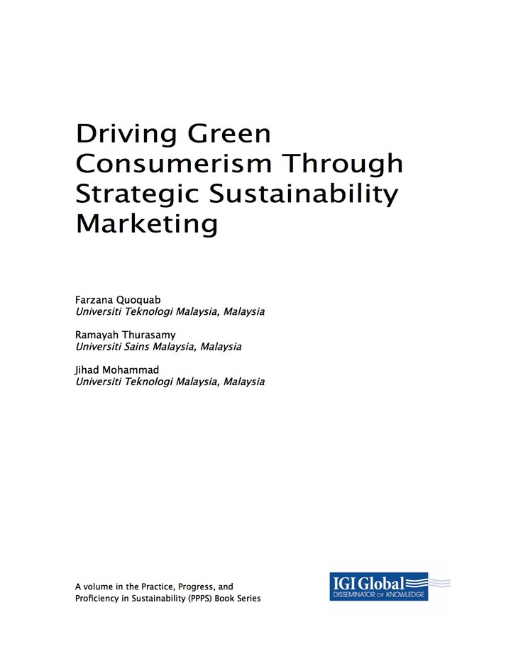 Driving Green Consumerism Through Strategic Sustainability Marketing ebook